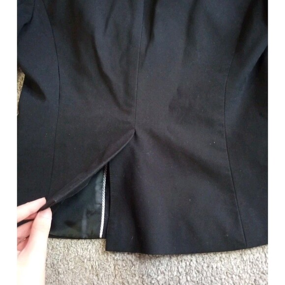 Calvin Klein Womens Black Blazer Jacket Size 4 Two-Button Business Attire - Picture 5 of 6
